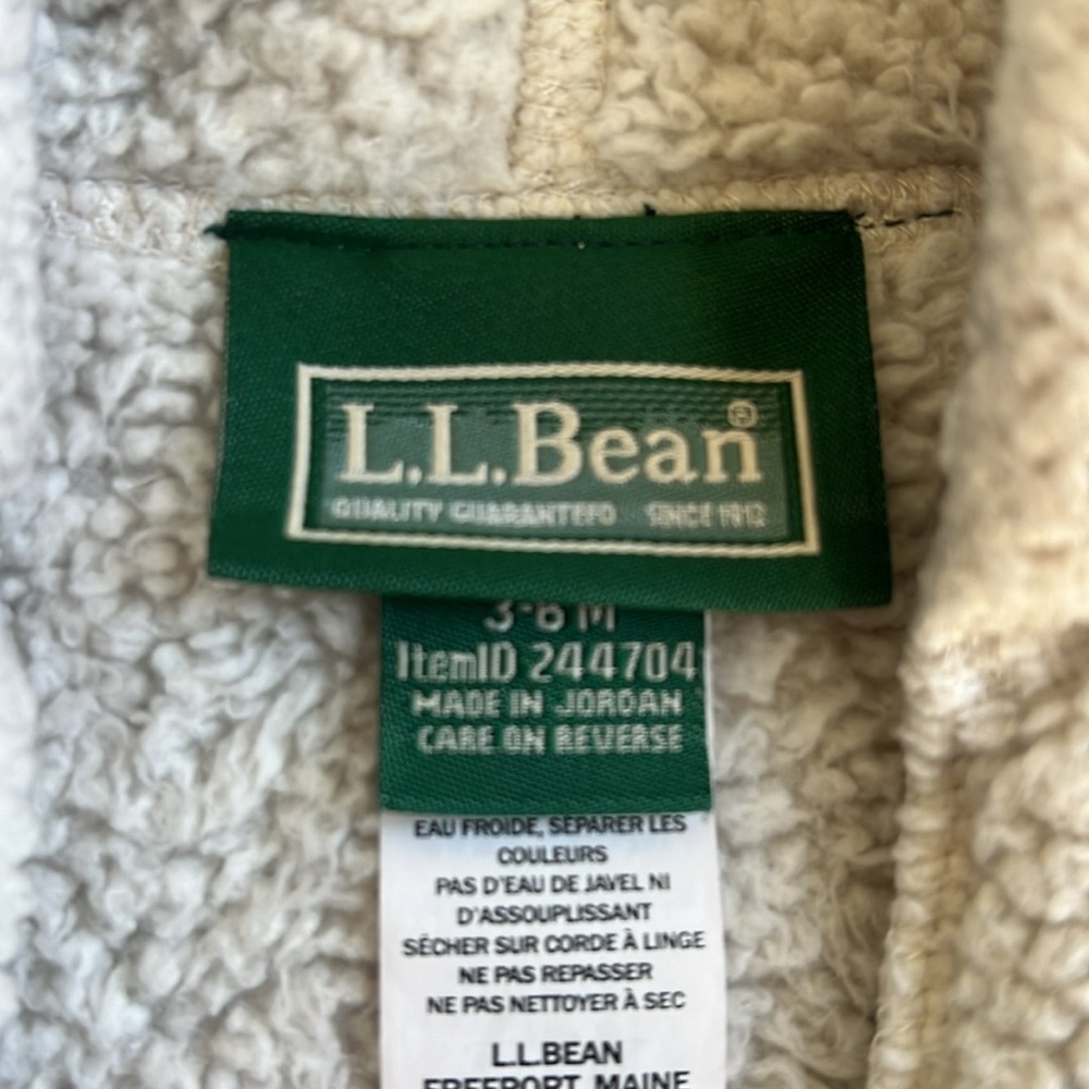 LL Bean Baby Fleece Bunting - Picture 2 of 7